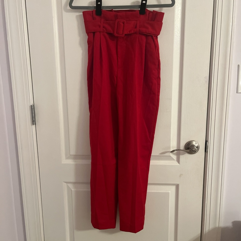 H&M Red Dress Pants